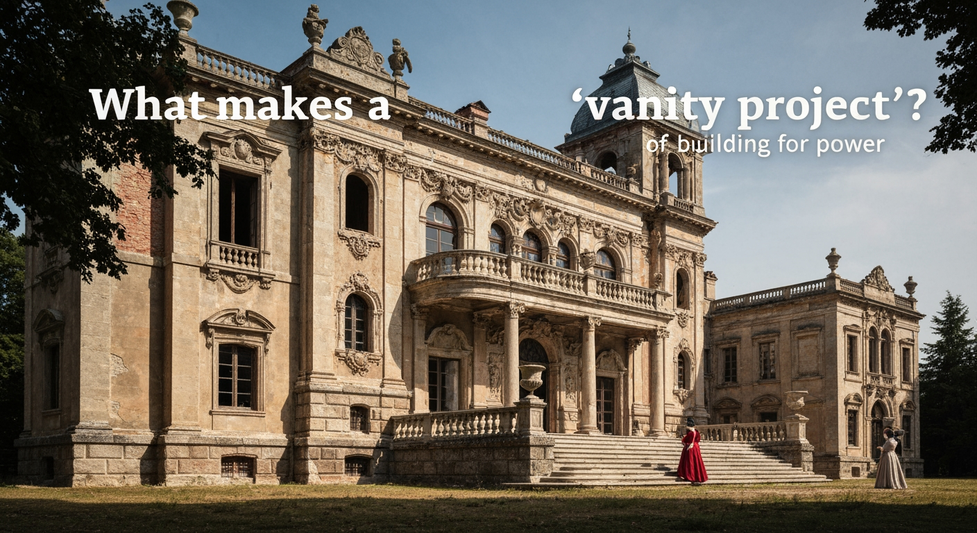 Monuments to Ambition: The Enduring Allure of Vanity Projects and the Pursuit of Power