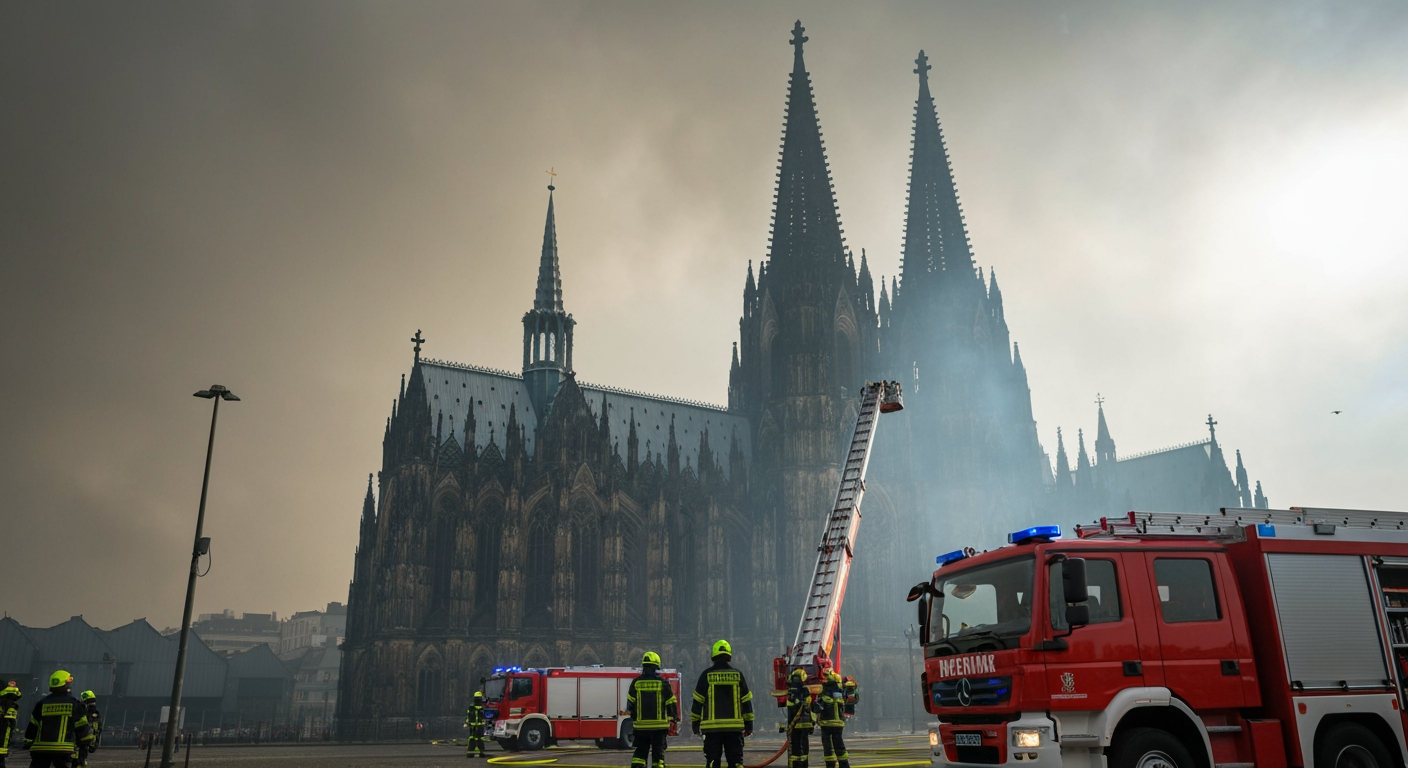 Cathedral Under Cloud: Cologne's Iconic Landmark Triggers Massive Emergency Response After "Smoke" Sighting