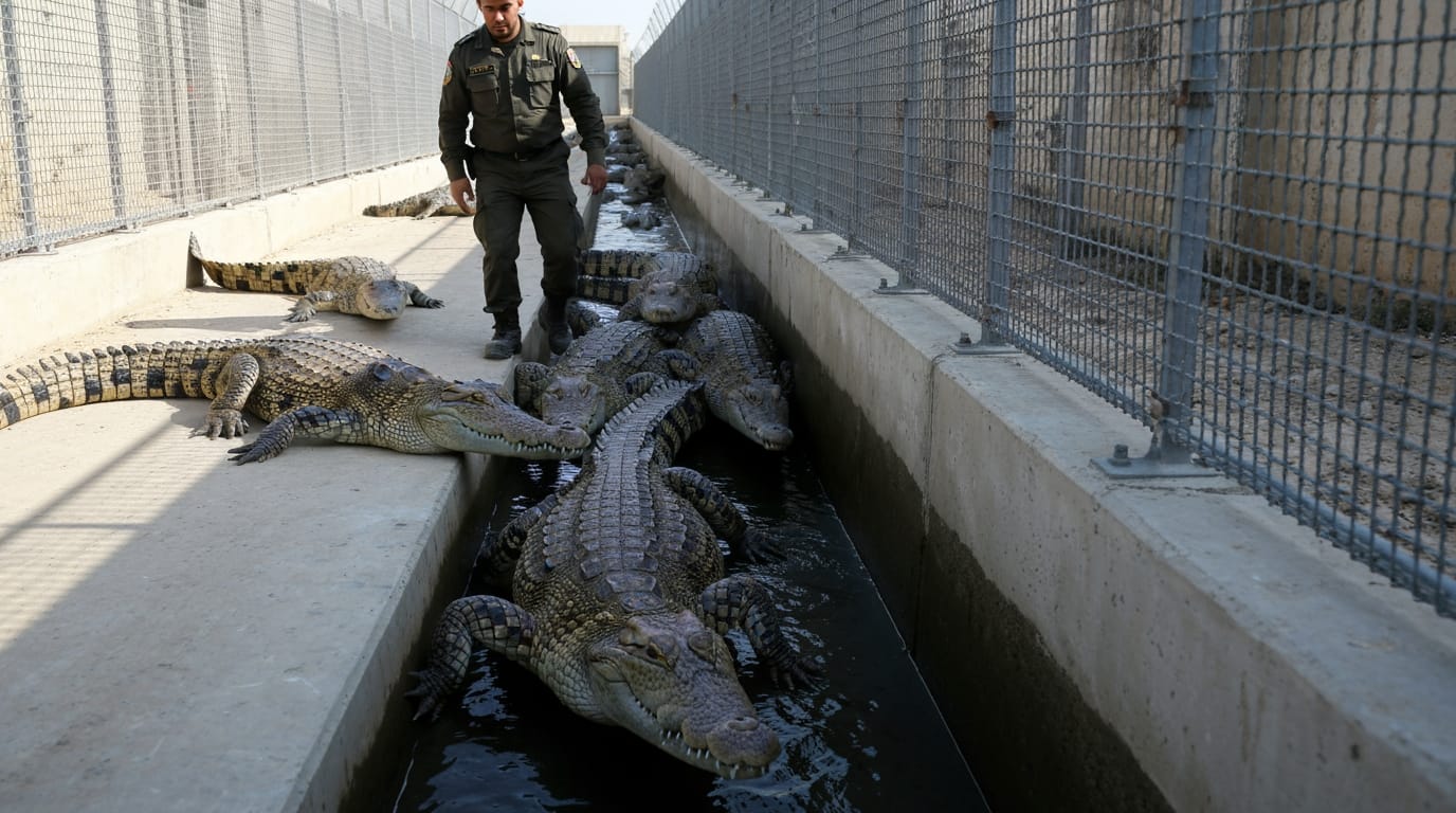 Israel Paves Way for Crocodiles in Prison Security, Igniting Fierce Debate