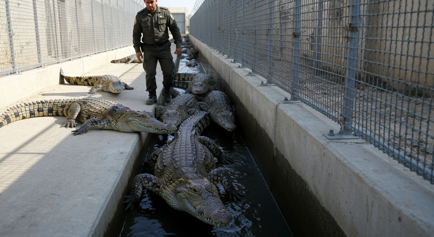 Israel Paves Way for Crocodiles in Prison Security, Igniting Fierce Debate