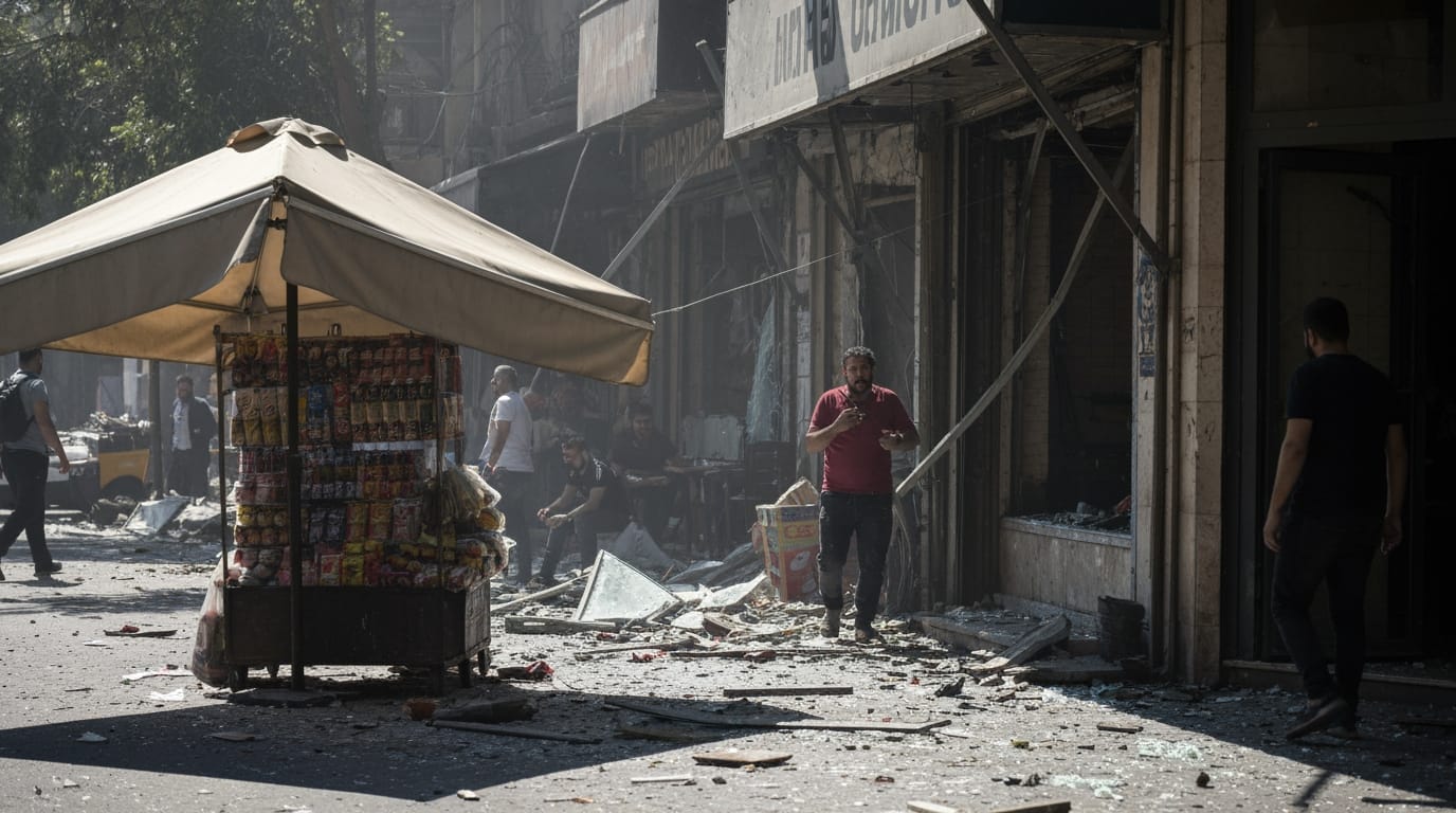 Deadly Bomb Blast Rocks Damascus Cafe, Claiming Five Lives