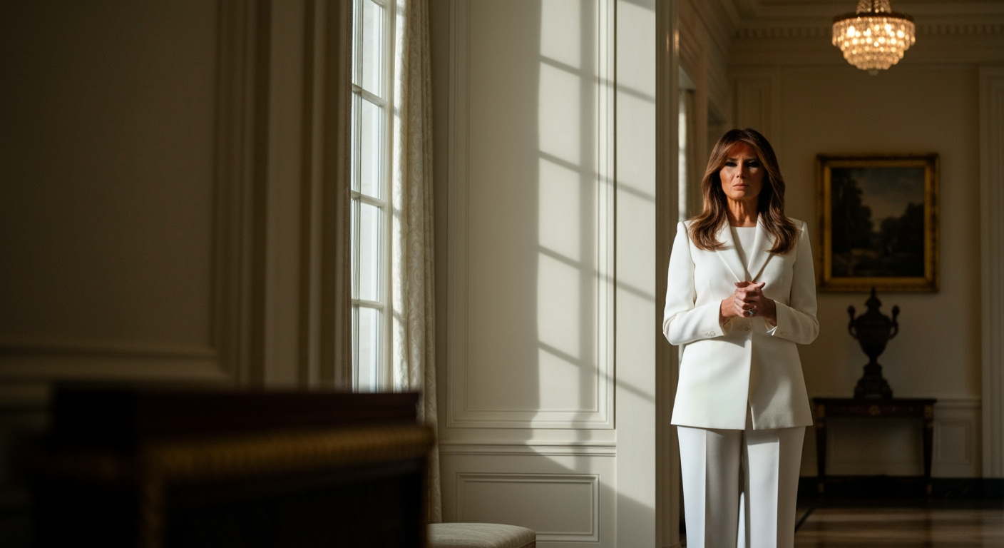Melania Trump Addresses Epstein Controversy in Rare White House Statement