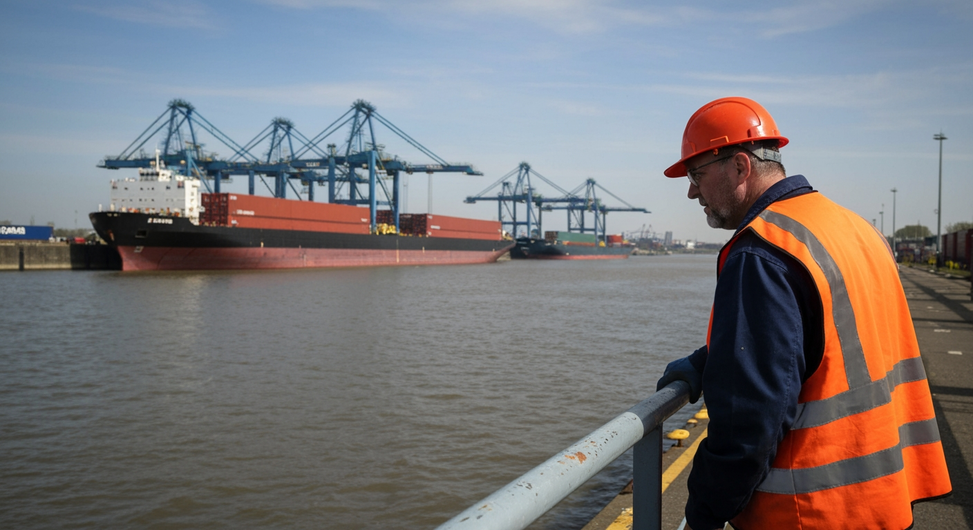 Germany's Economic Engine Stalls as Rhine River Levels Threaten Stagnation
