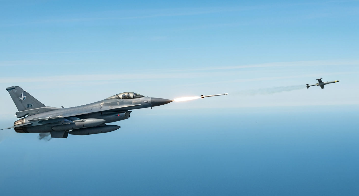 NATO Jets Intercept Stray Drone Over Latvia, Highlighting Escalating Baltic Airspace Tensions