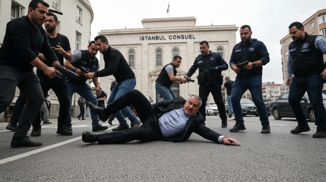 Shootout Near Israeli Consulate in Istanbul Leaves One Gunman Dead, Two Captured