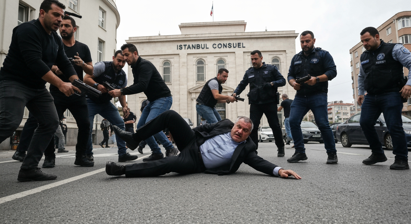 Shootout Near Israeli Consulate in Istanbul Leaves One Gunman Dead, Two Captured