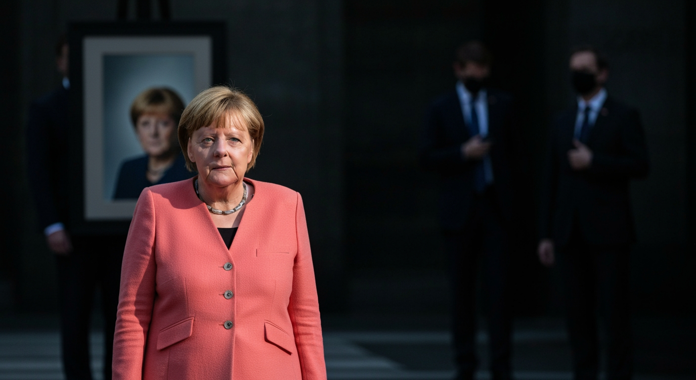 Merkel's Chosen Legacy: Official Portrait Unveiled in Berlin