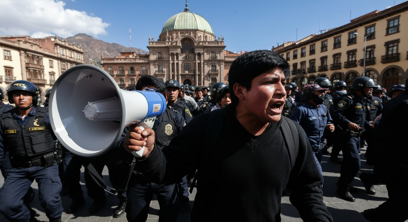 Bolivia Rocked by Widespread Protests, Demands for President Paz's Resignation Amid Economic Crisis