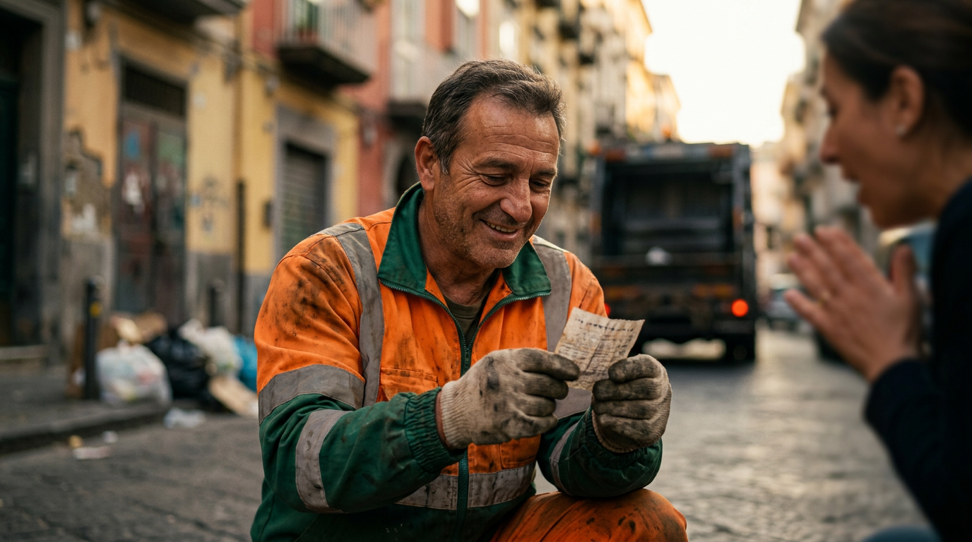 Italian Garbage Workers Turn Trash into Treasure, Recovering €1 Million Lottery Ticket