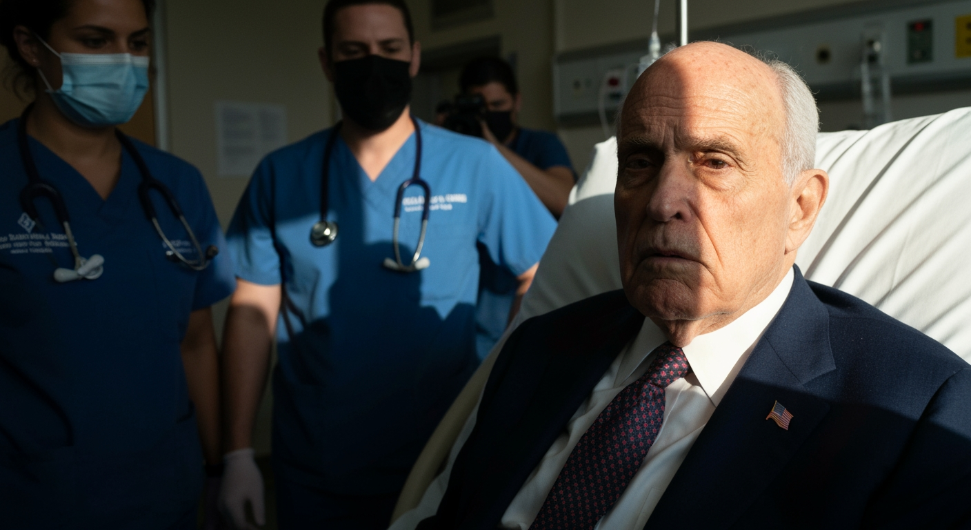 Rudy Giuliani Hospitalized in Critical Condition, Spokesperson Urges Prayers