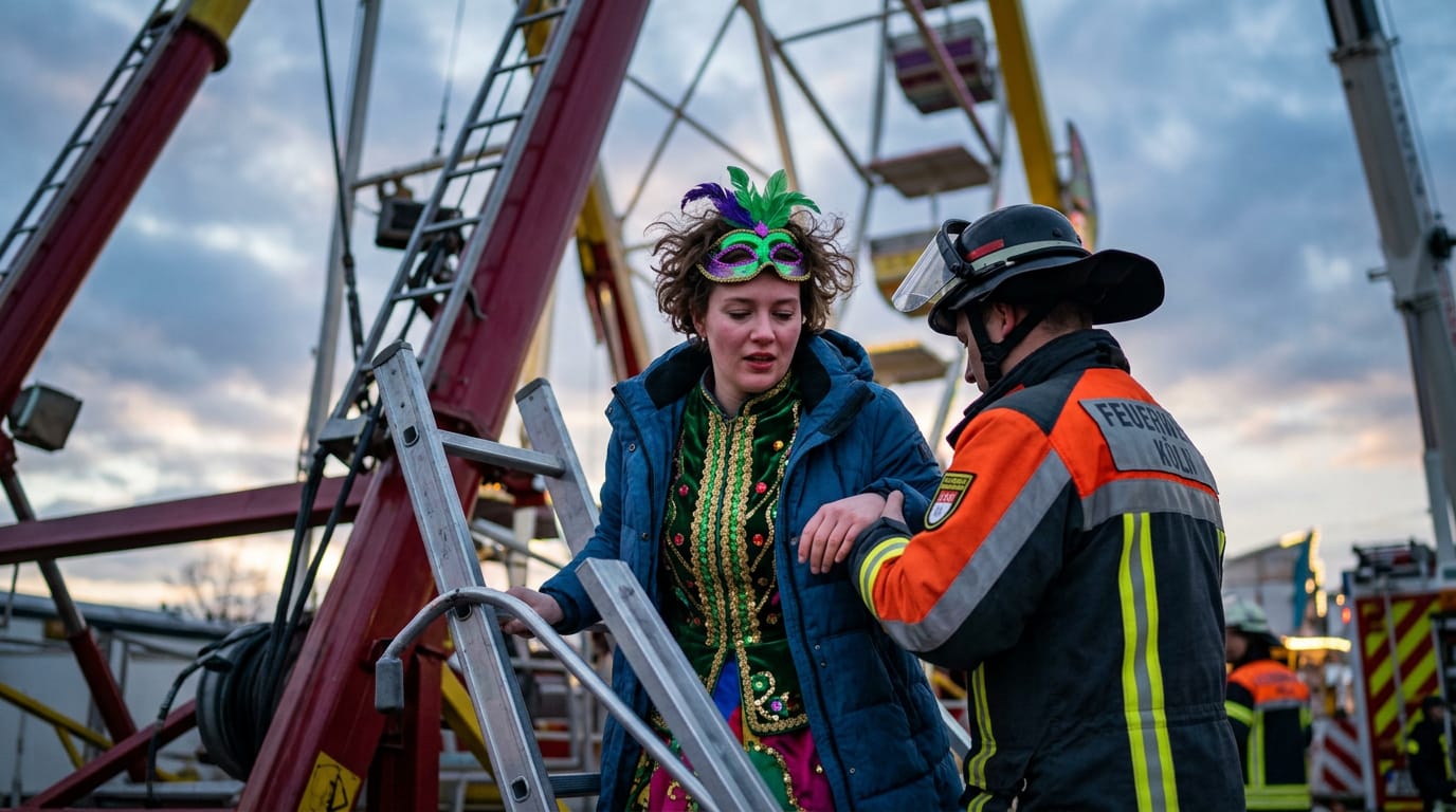 Carnivalgoers Rescued After Hours Trapped on Hamburg Fair Ride