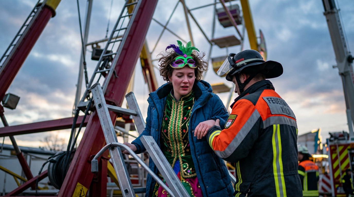 Carnivalgoers Rescued After Hours Trapped on Hamburg Fair Ride