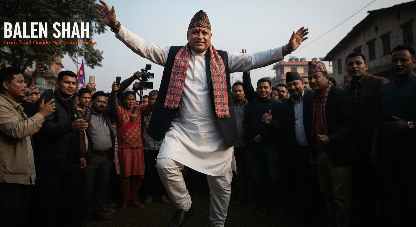 Nepal's Political Earthquake: Rapper-Engineer Balen Shah Poised to Become Prime Minister