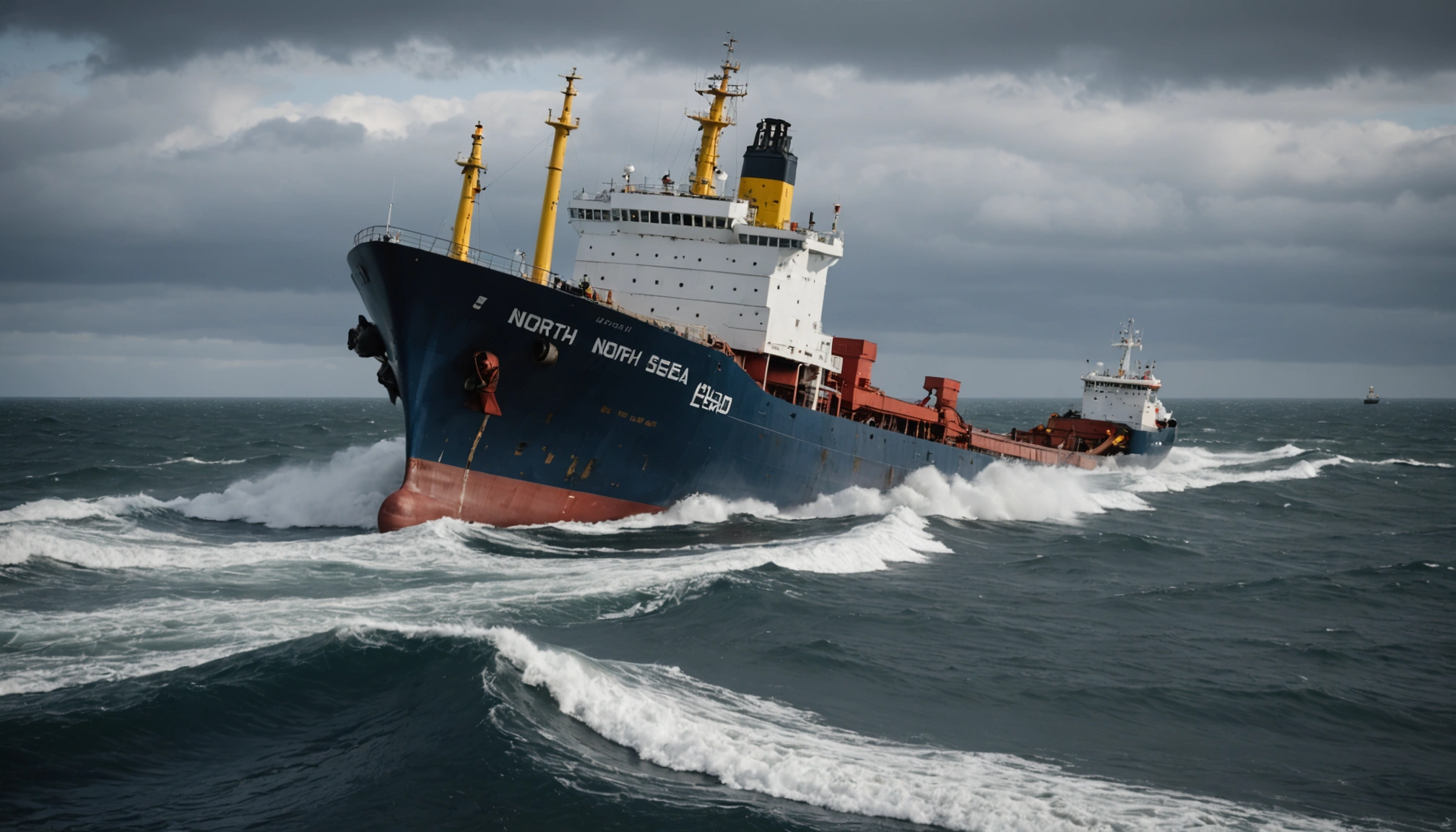 Damaged Cargo Ship Towed to Scotland Following North Sea Collision