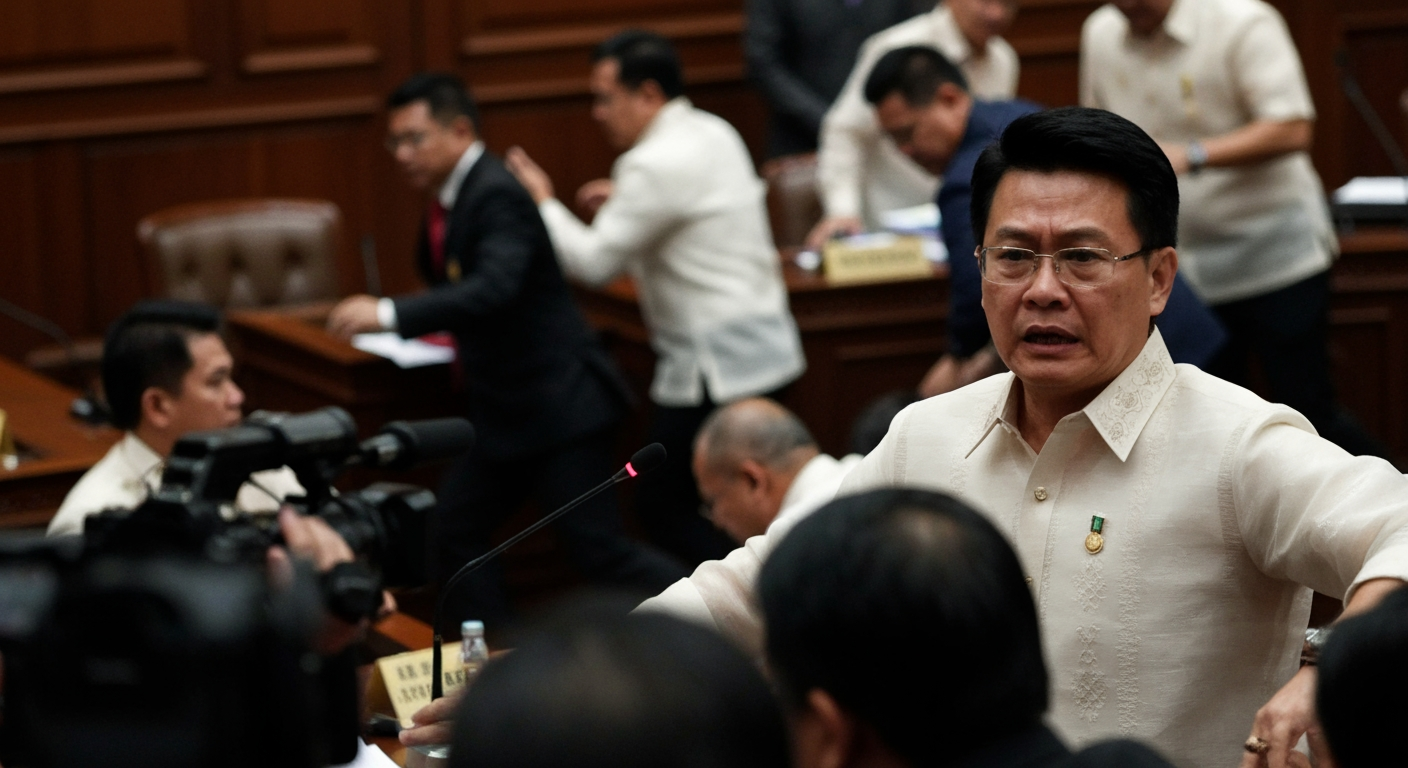 Gunfire Erupts at Philippine Senate Amid ICC Arrest Tensions for Former Police Chief