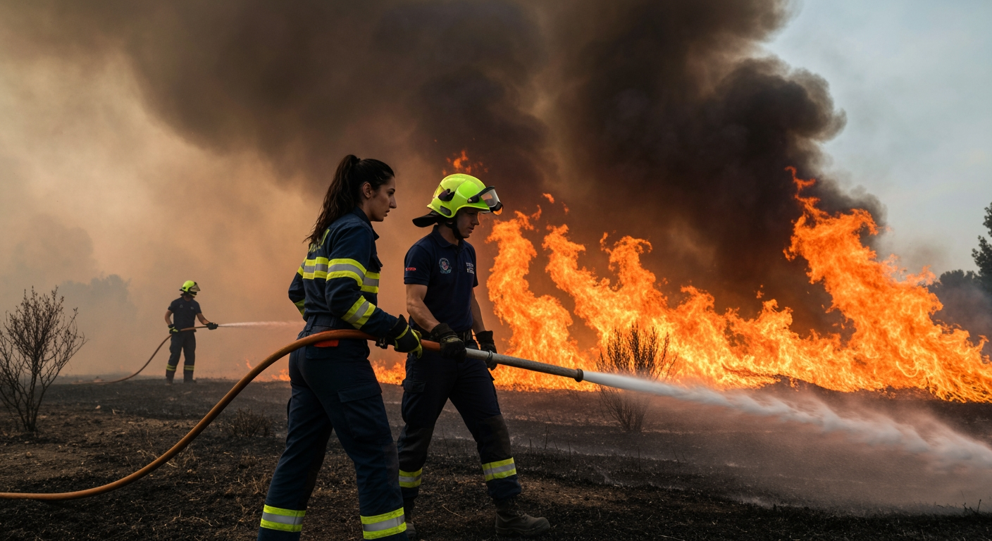 Devastating Wildfire Rages North of Madrid, Thousands Evacuated as Spain Battles Escalating Blazes
