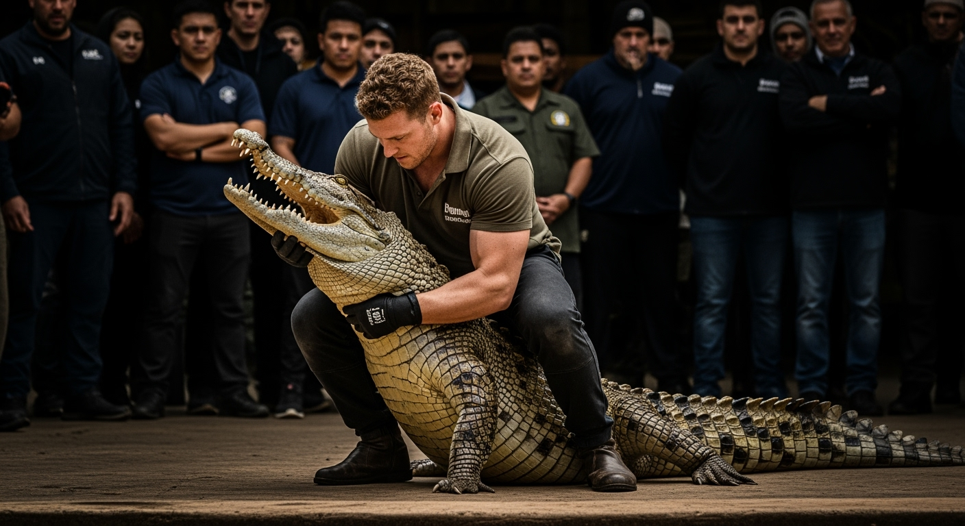 Influencer's Crocodile Stunts Ignite Fury, Spark International Investigation