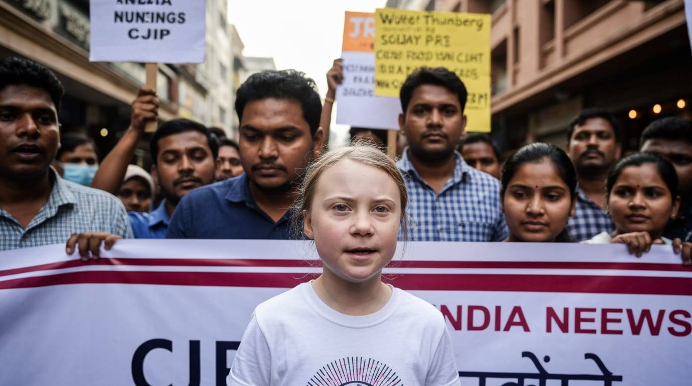 Global Echoes: Greta Thunberg Salutes Indian Student Movement's Triumph