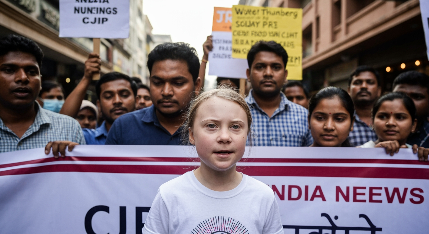 Global Echoes: Greta Thunberg Salutes Indian Student Movement's Triumph