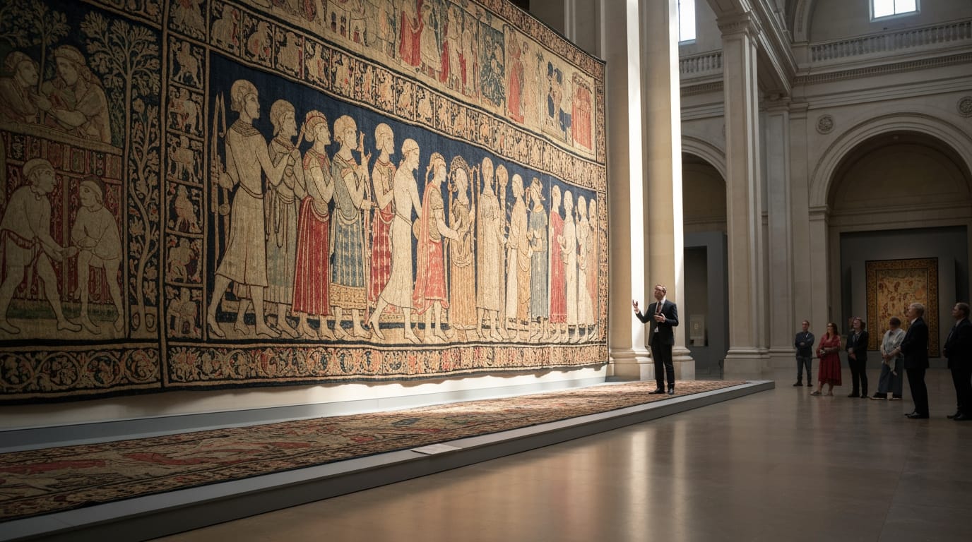 Bayeux Tapestry Arrives at British Museum in Historic, Covert Transfer