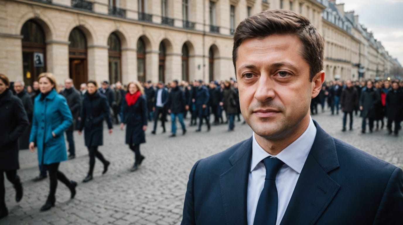 Zelenskyy Heads to Paris for Crucial Coalition Talks Amidst Ongoing Conflict