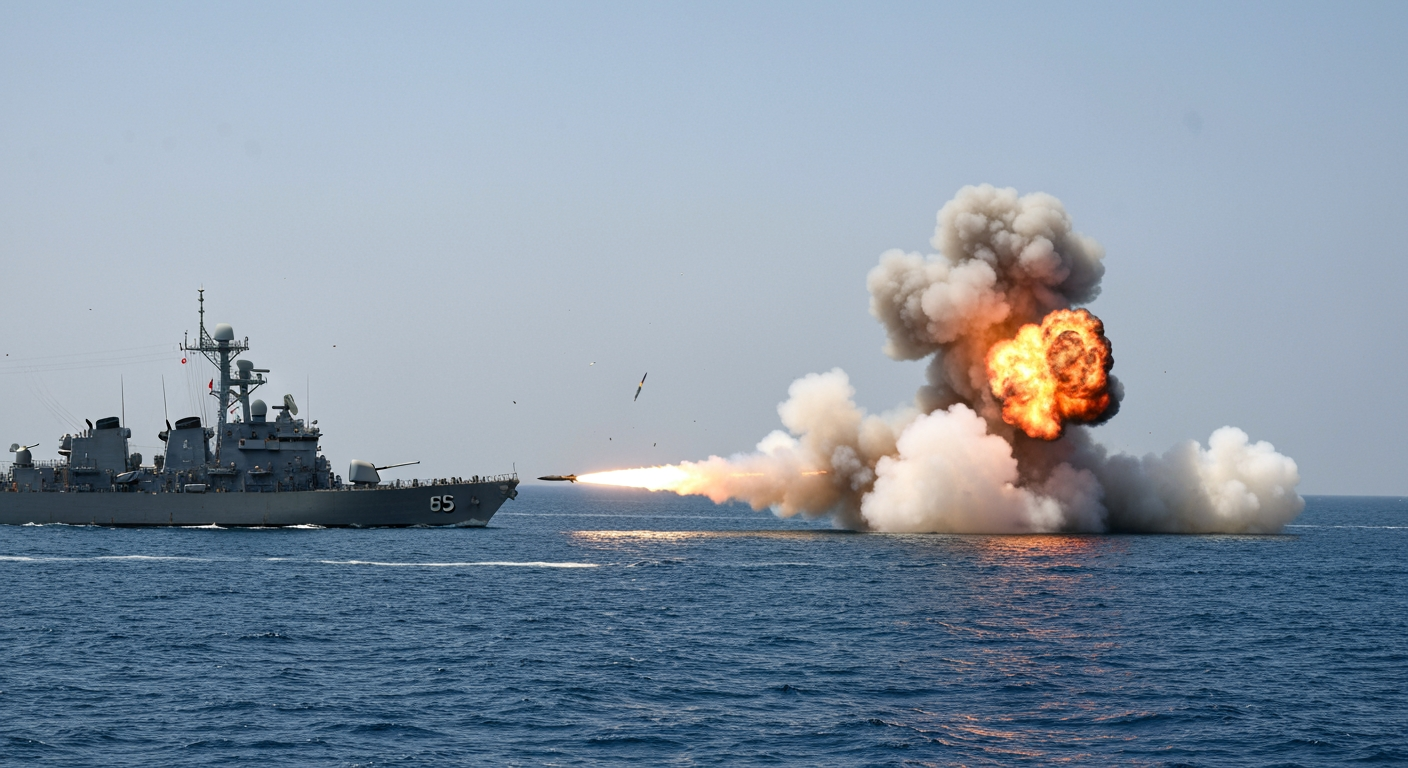 U.S. Launches Retaliatory Strikes on Iran Following Drone Attack in Strait of Hormuz