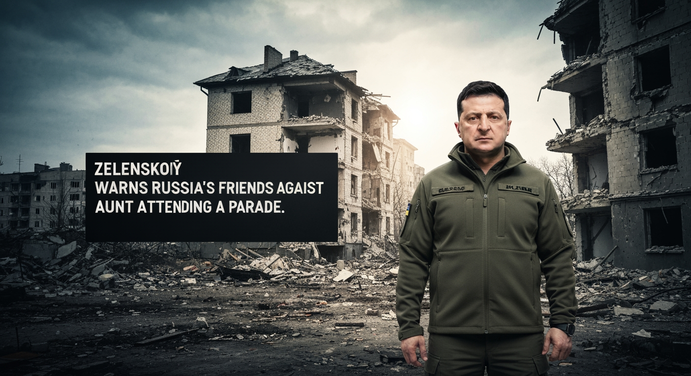 Zelenskyy Issues Stern Warning to Nations Eyeing Moscow's Victory Day Parade