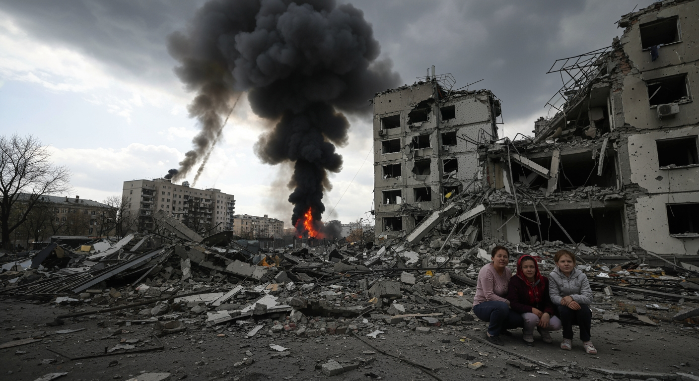 Russia Intensifies Deadly Missile Barrages on Kyiv, Civilian Casualties Mount