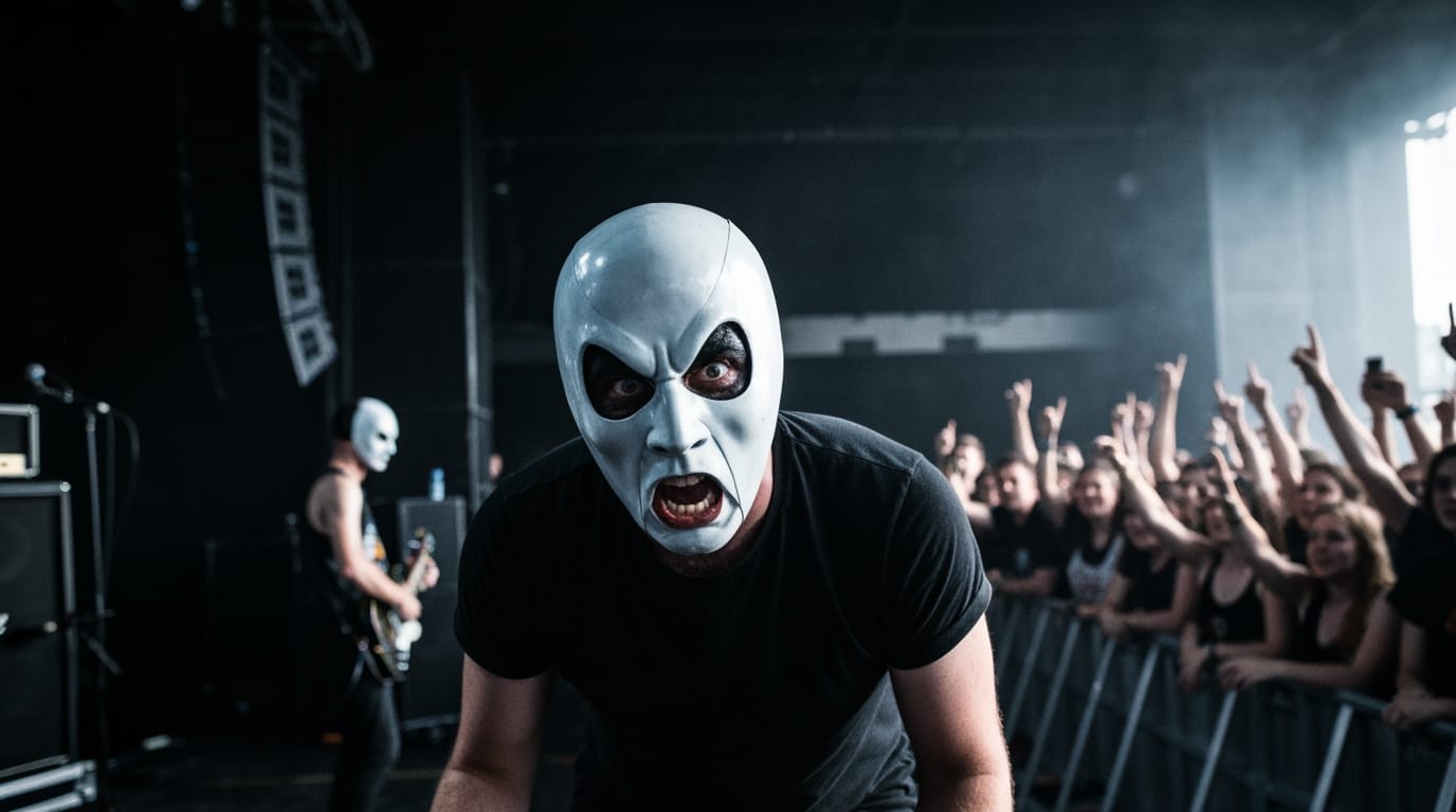 Masked Math Rock Duo Angine de Poitrine Takes Internet by Storm with Enigmatic Sound and Image