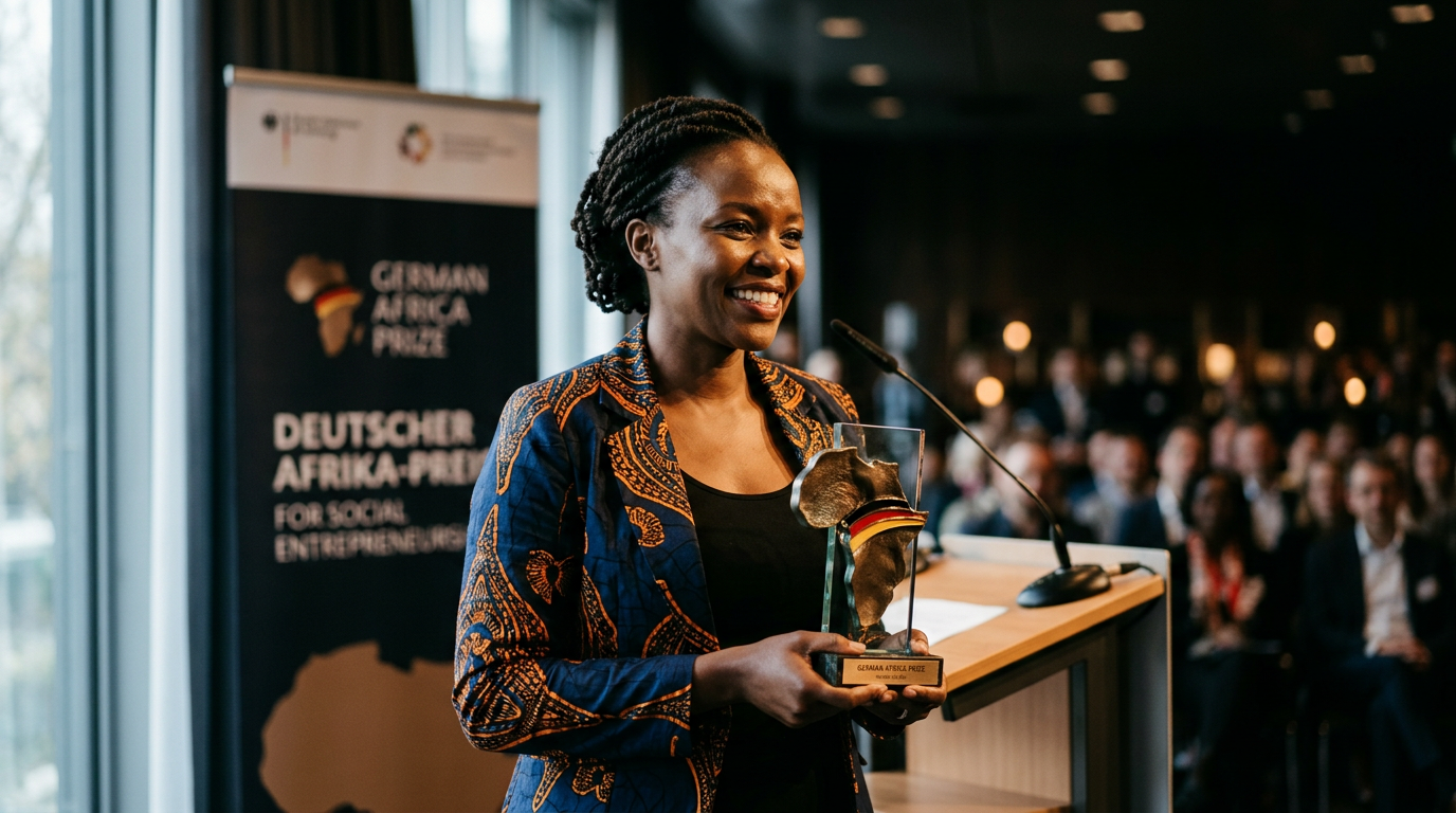 Kenyan Social Entrepreneur Wawira Njiru Honored with Prestigious German Africa Prize