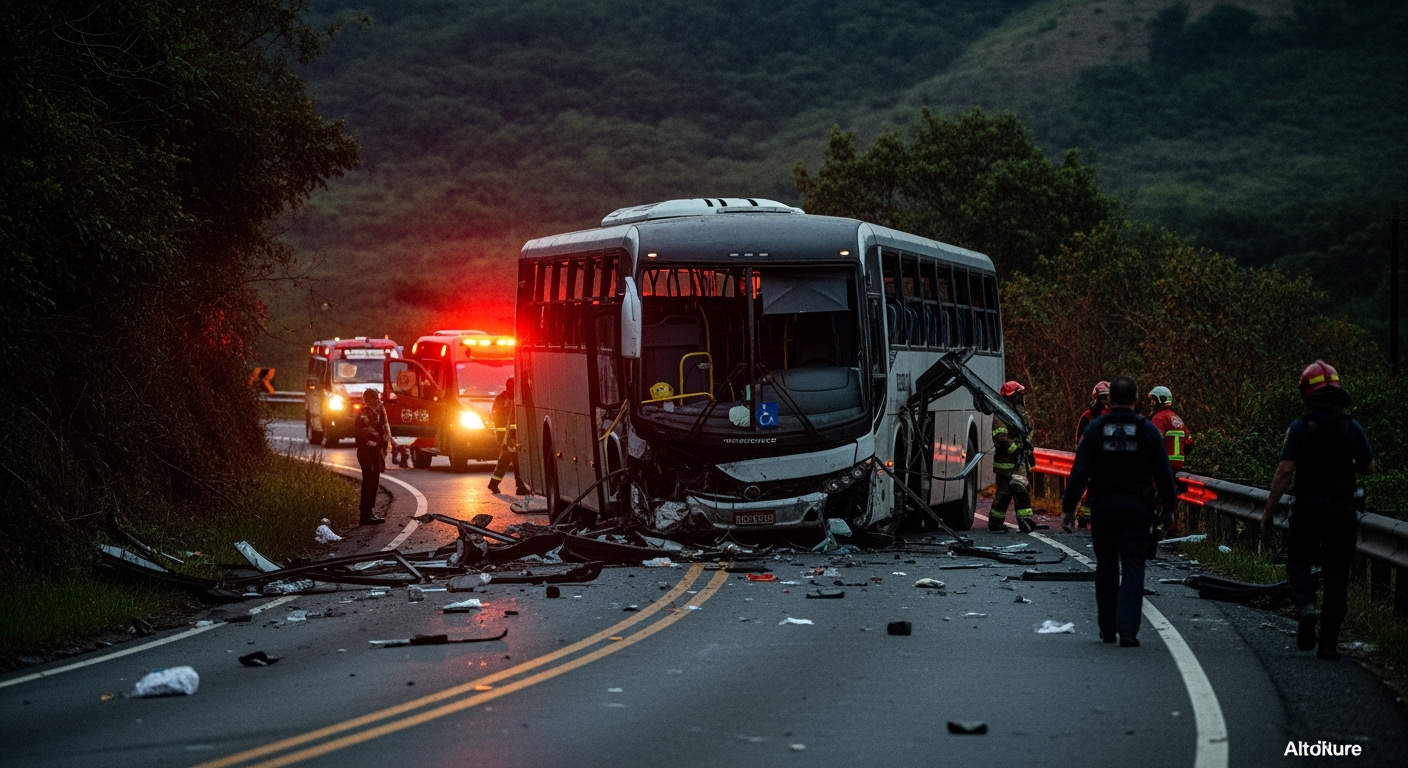 Tragic Bus Crash in Northeastern Brazil Claims at Least 17 Lives, Raising Urgent Questions on Road Safety