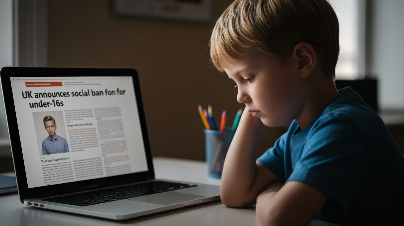 UK Unveils Sweeping Social Media Ban for Under-16s, Redefining Digital Childhood