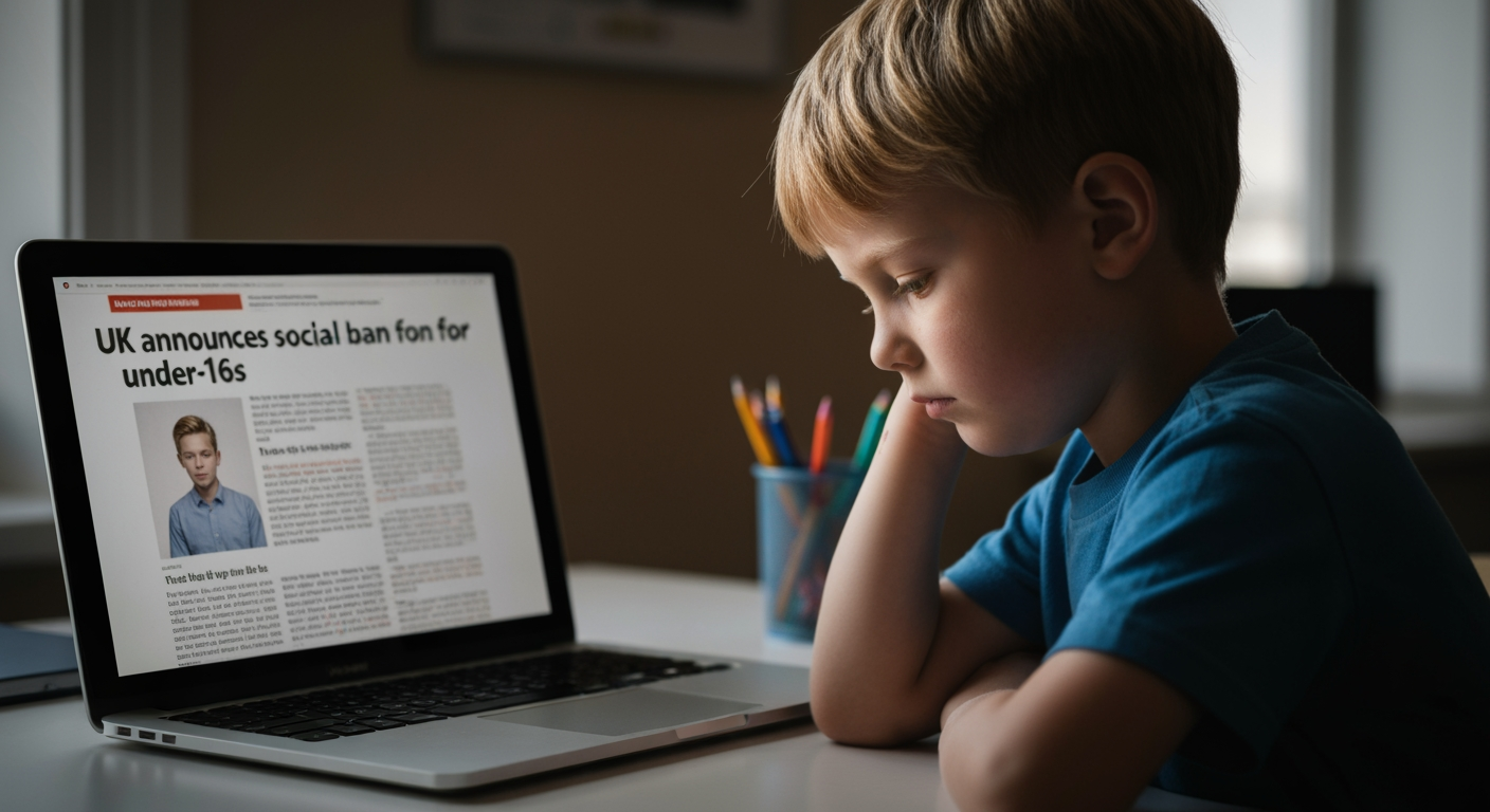 UK Unveils Sweeping Social Media Ban for Under-16s, Redefining Digital Childhood