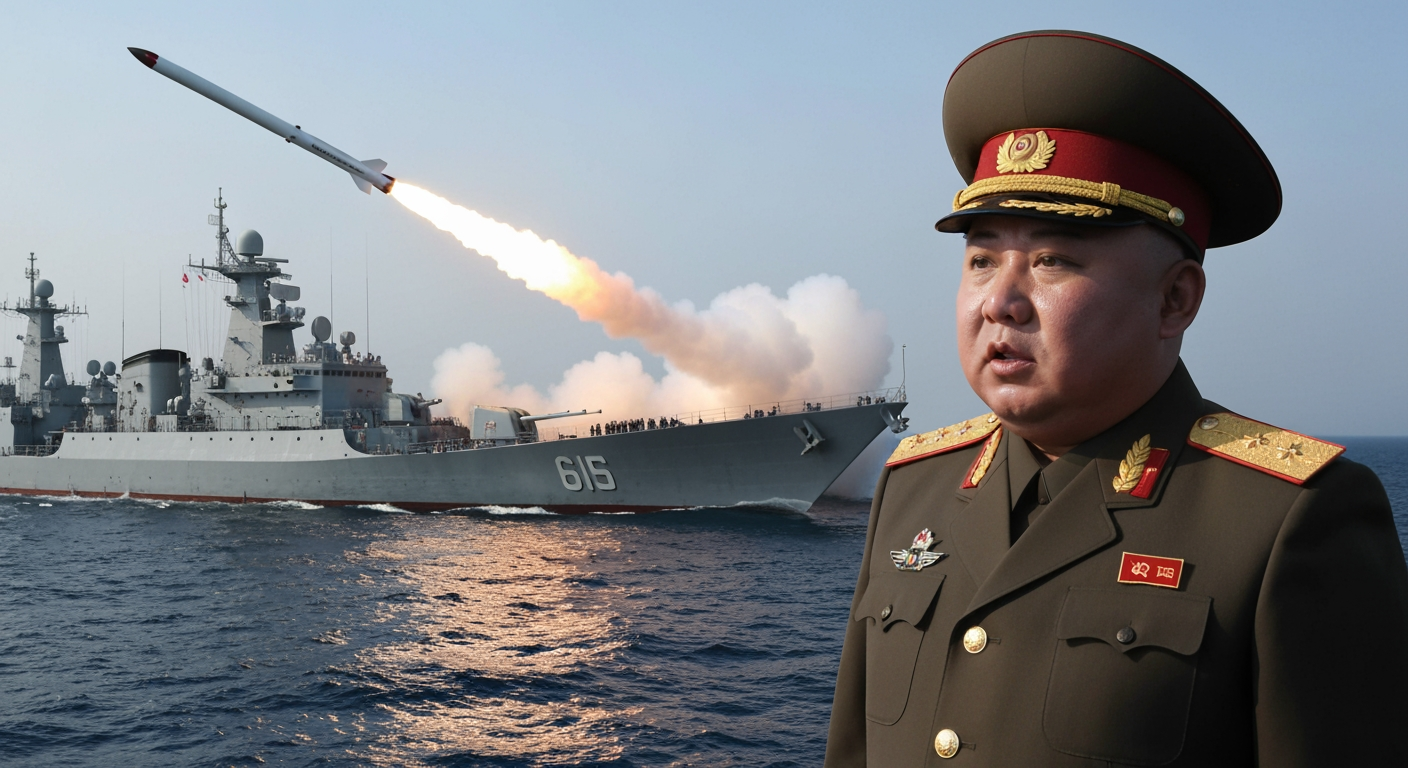 North Korea Unveils Advanced Naval Power with Strategic Missile Test
