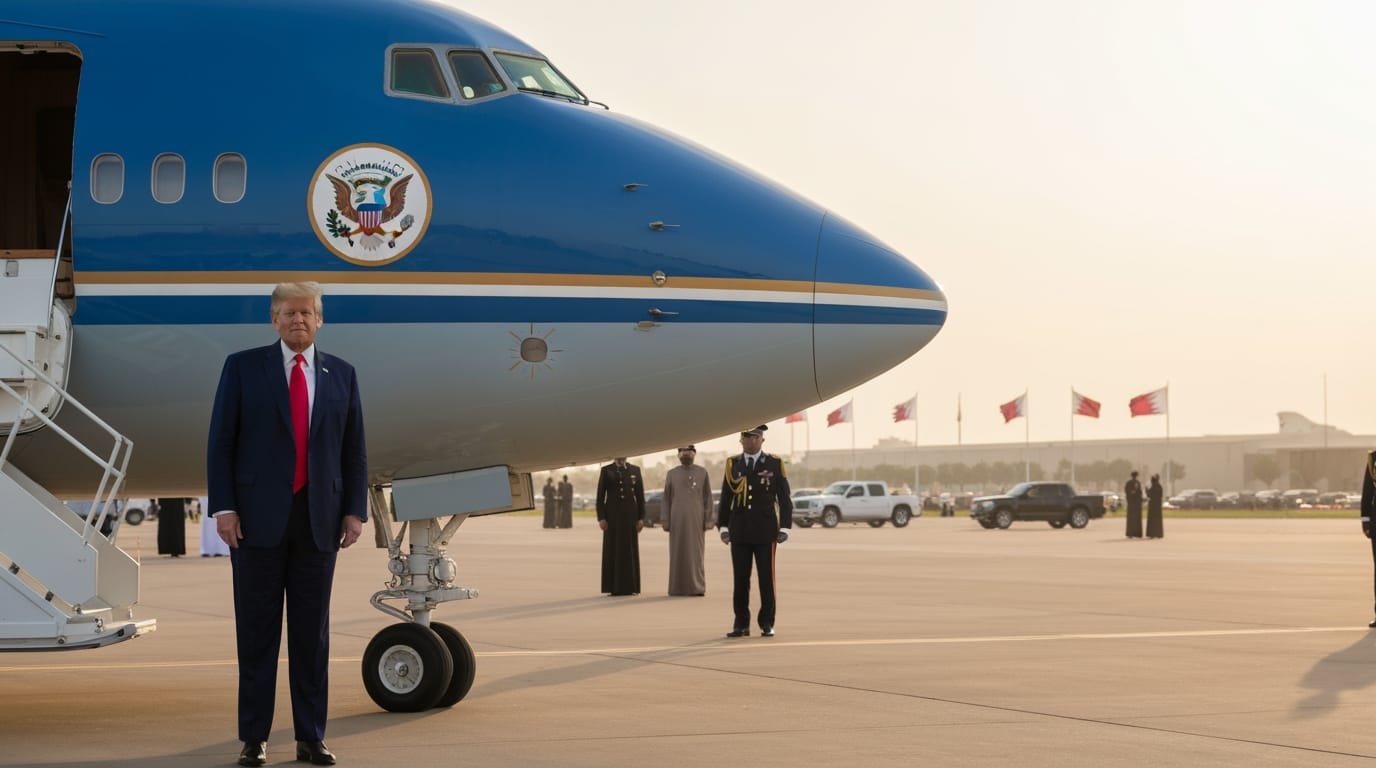 Trump Unveils Interim Air Force One: A Qatari Gift Stirring Debate