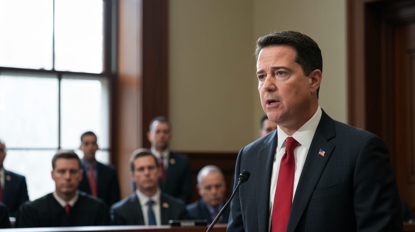 Former FBI Director James Comey Appears in Court on Charges of Threatening President Trump