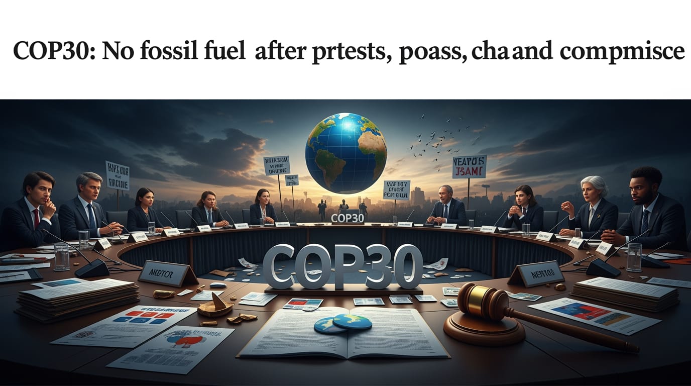 COP30 Concludes in Uneasy Compromise, Sidestepping Fossil Fuel Phase-Out Amid Global Divisions