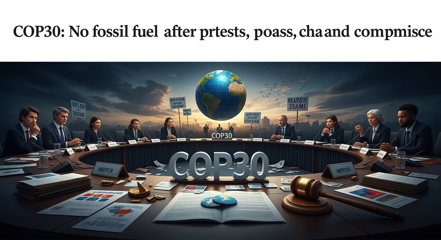 COP30 Concludes in Uneasy Compromise, Sidestepping Fossil Fuel Phase-Out Amid Global Divisions