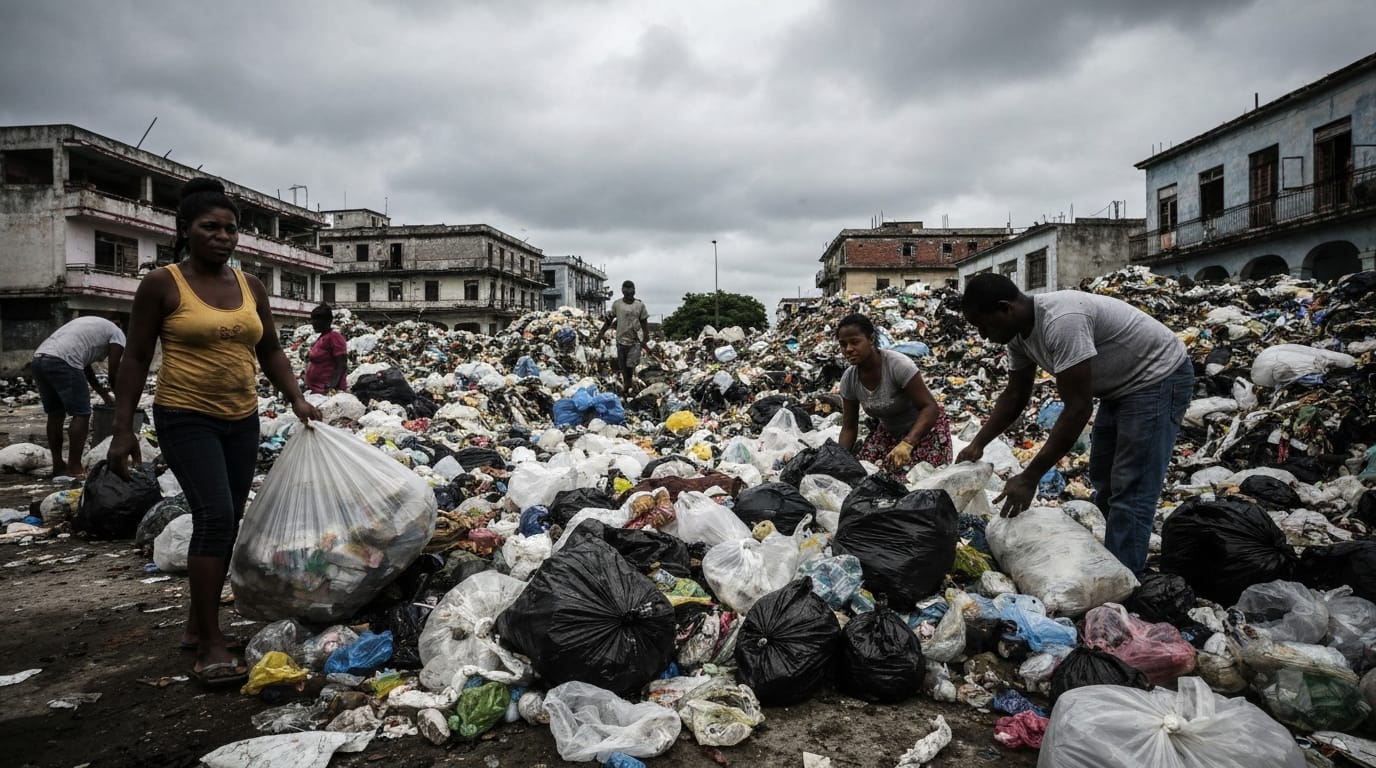 Fuel Famine Fuels Filth: Cuba Grapples with Escalating Garbage Crisis Amid Scarcity
