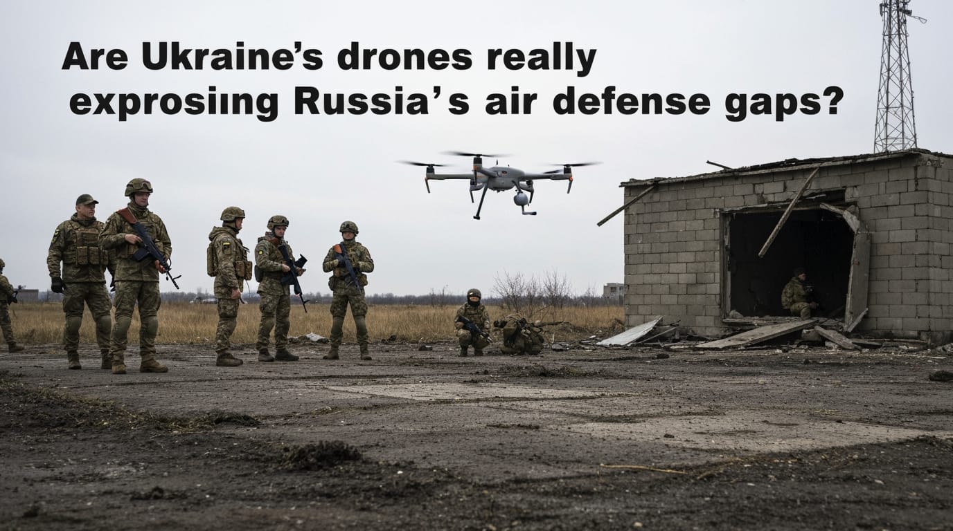 Ukraine's Drone Blitz Exposes Cracks in Russia's Air Defenses