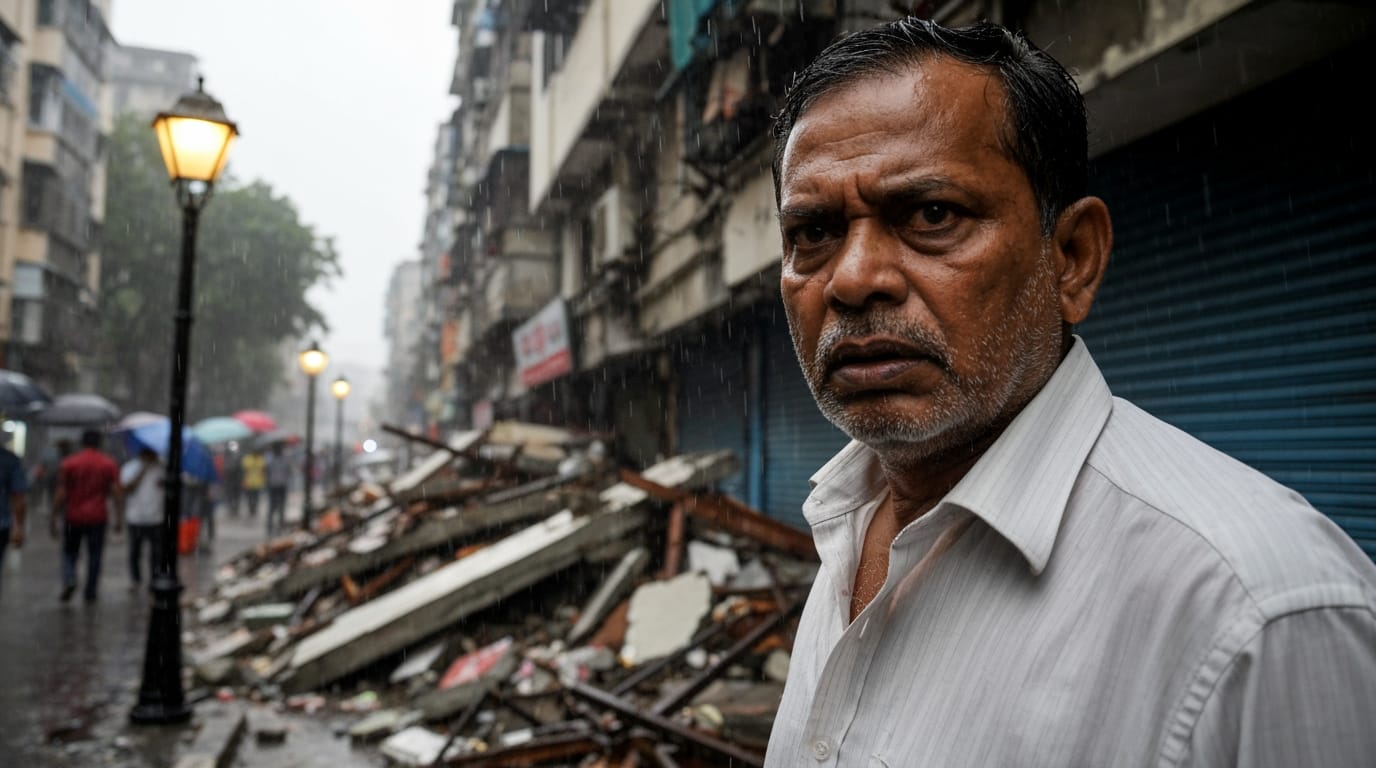 Monsoon Fury Claims Six Lives in Mumbai Building Collapse as Heavy Rains Lash City