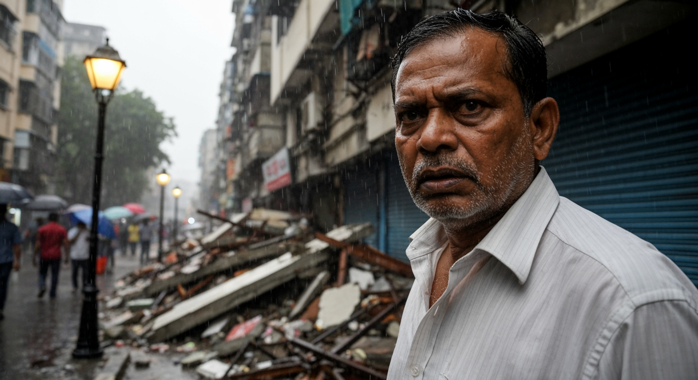 Monsoon Fury Claims Six Lives in Mumbai Building Collapse as Heavy Rains Lash City