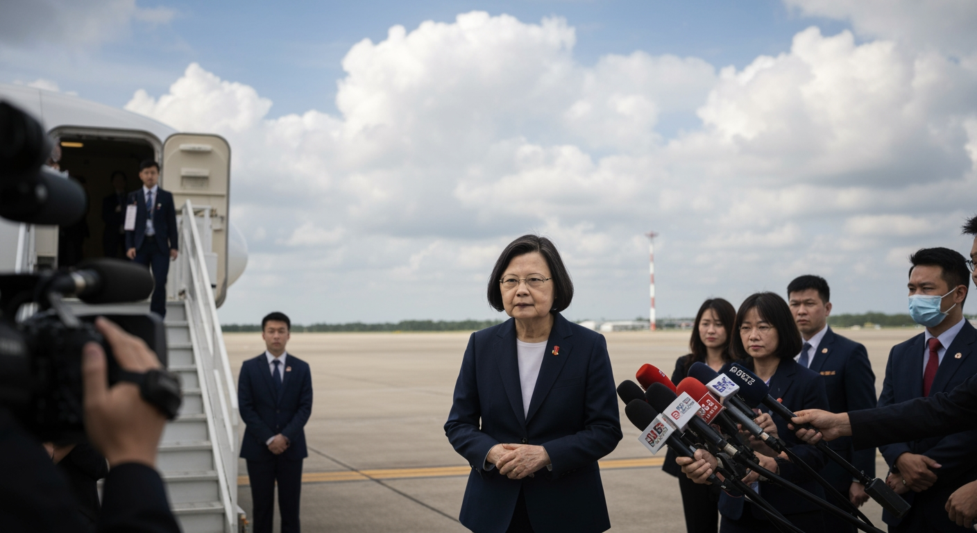 Taiwan's Lai Returns from Eswatini Amidst Beijing's Vehement Opposition