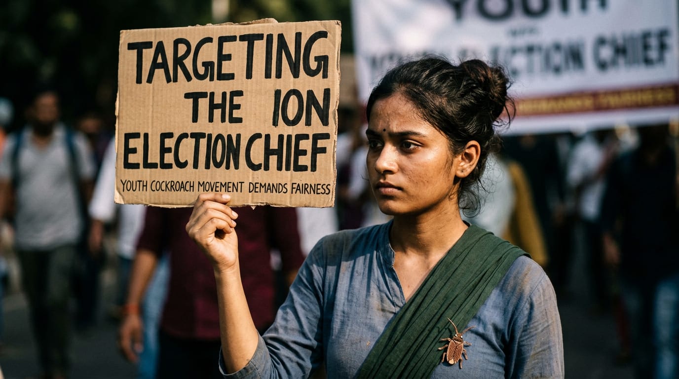 India’s Youth-Led 'Cockroach' Movement Sets Sights on Election Chief Amid Voter Roll Turmoil