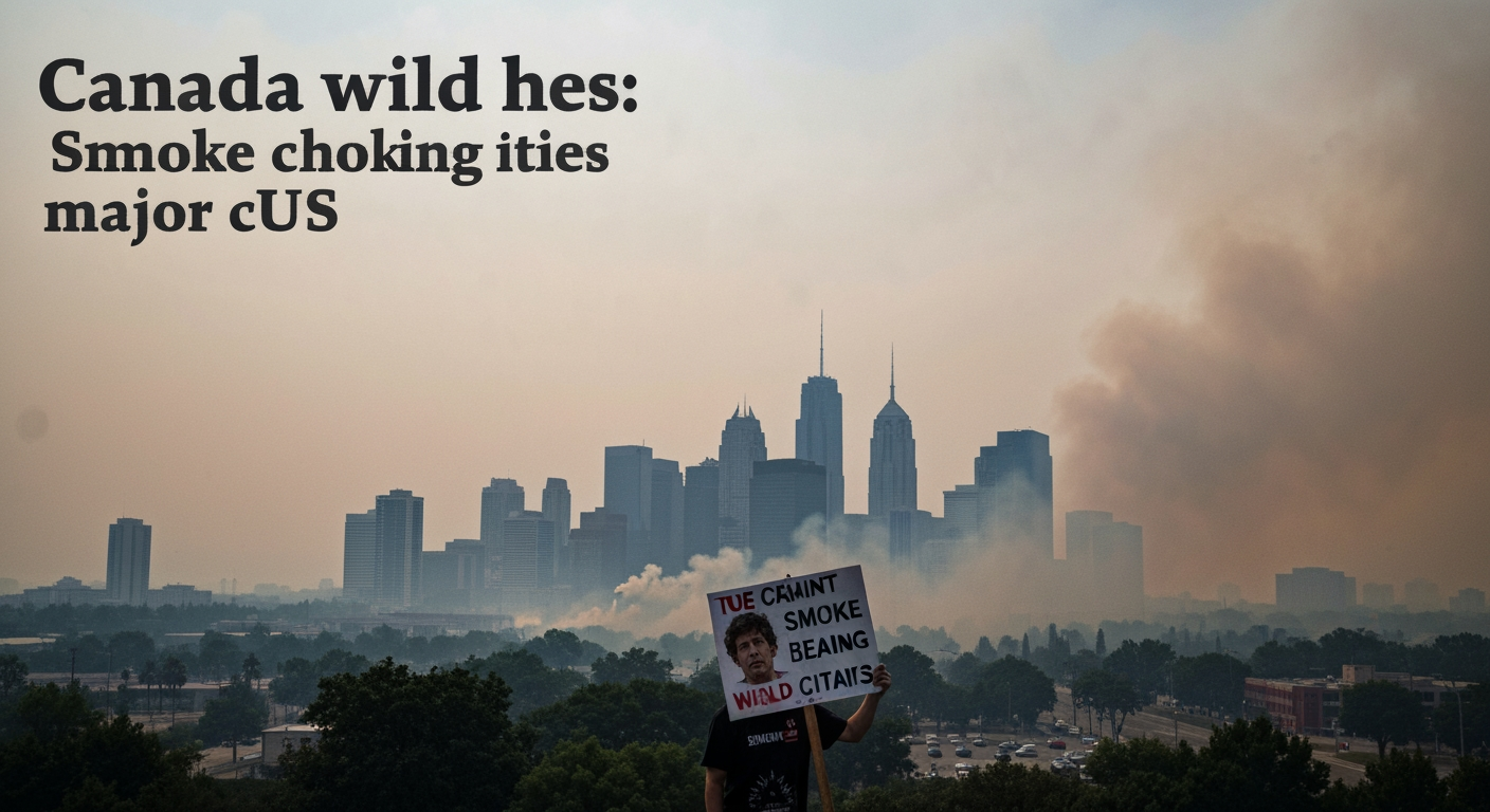North America Chokes: Unprecedented Canadian Wildfires Engulf U.S. Cities in Historic Smoke Clouds