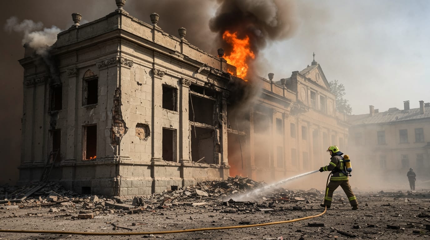 Russia Strikes Lviv World Heritage Site, Igniting Global Outcry Over Cultural Destruction