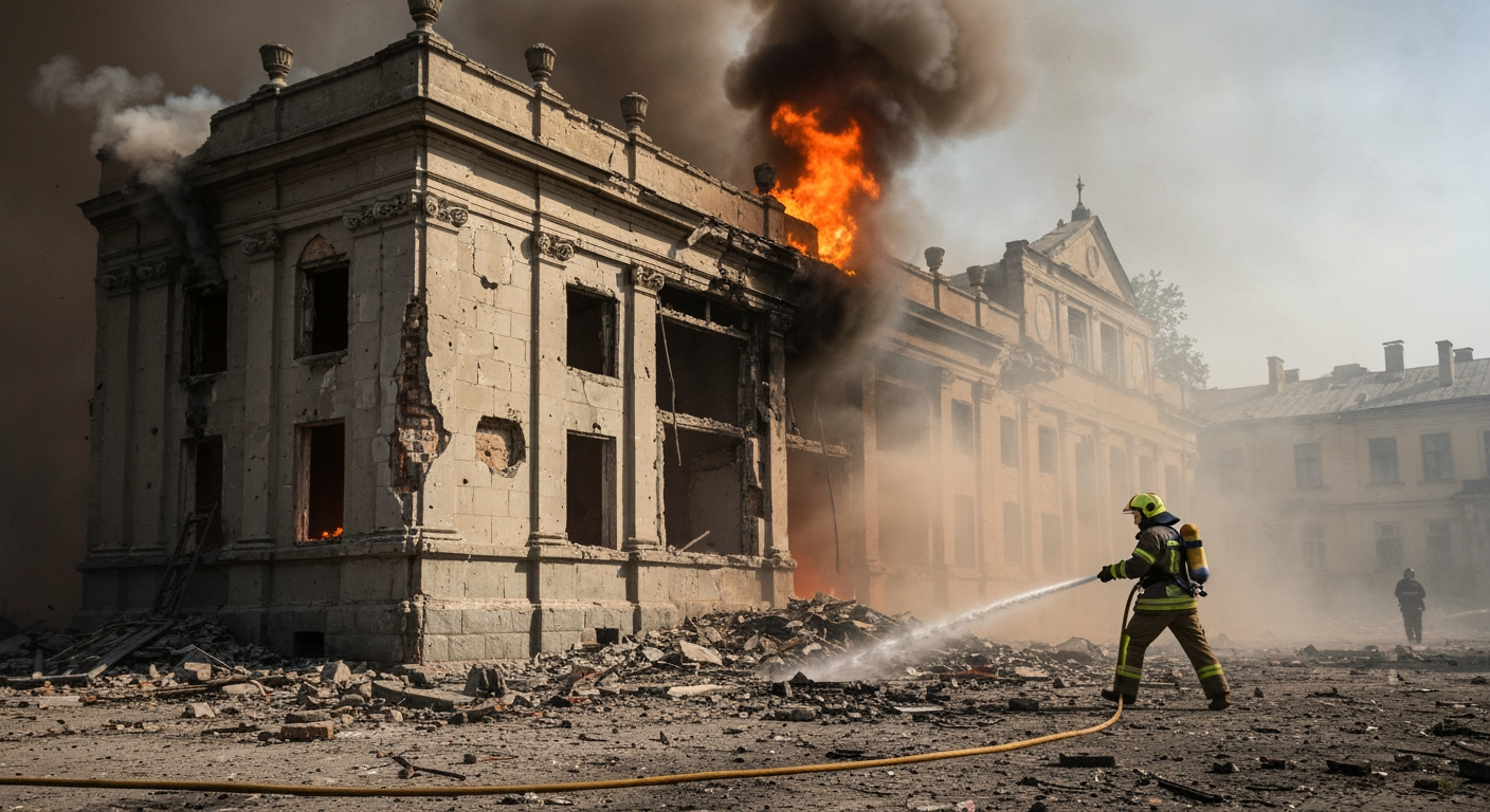 Russia Strikes Lviv World Heritage Site, Igniting Global Outcry Over Cultural Destruction
