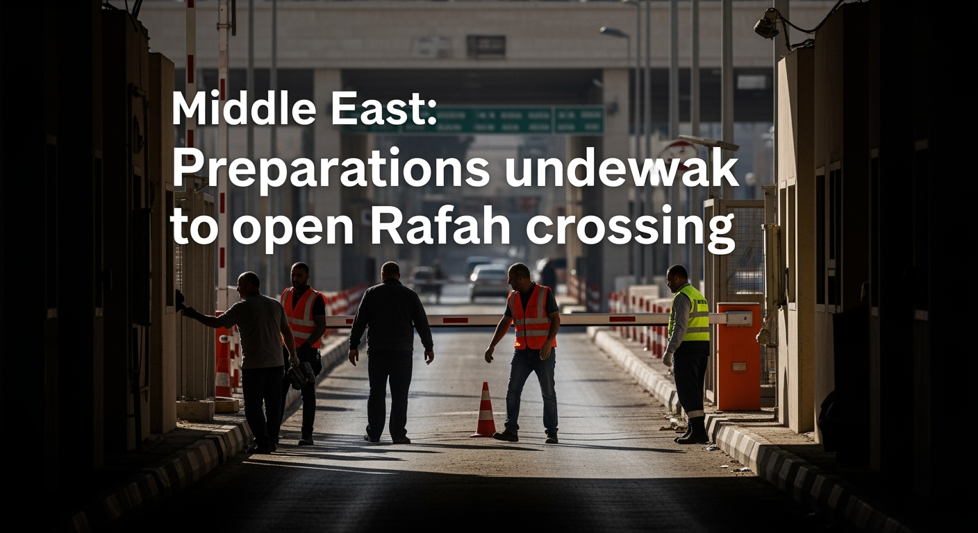 Rafah Crossing Navigates Complex Path to Reopening Amidst Gaza's Urgent Crisis