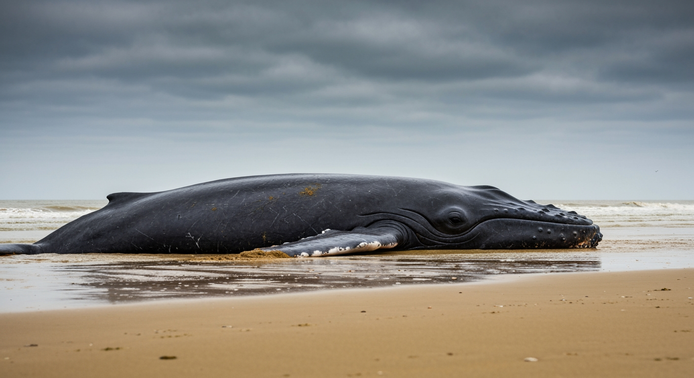 Hopes Dim for Stranded Humpback Whale in German Baltic Sea