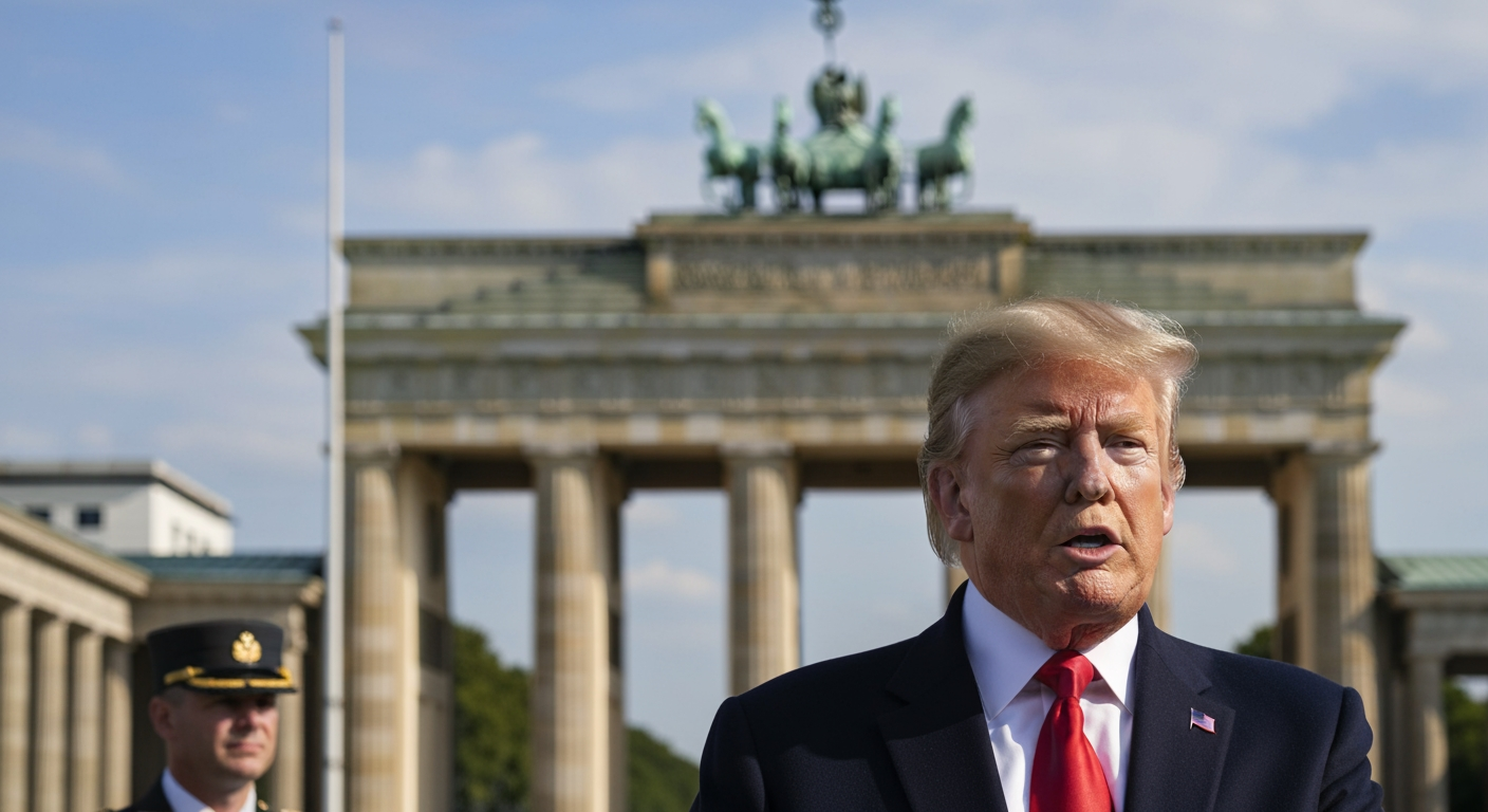 Trump Renews Threat of U.S. Troop Reductions in Germany Amid Alliance Tensions